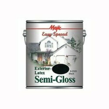 MAJIC PAINT 8-2320 HOUSE PAINT GAL S/G BLACK EXT LATEX 8-2320-1